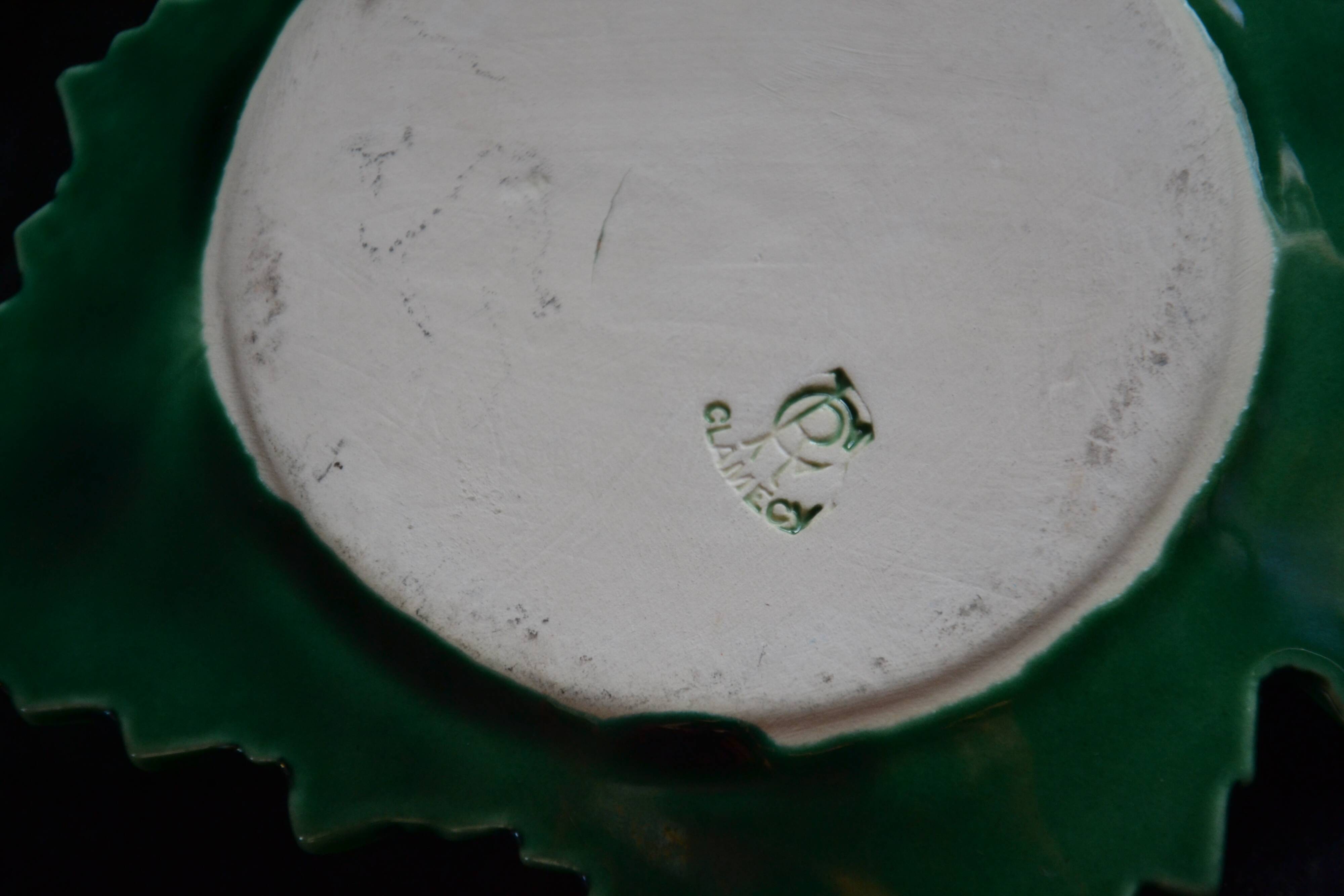 Salt and pepper shakers, mustard and barbotine Roger Colas