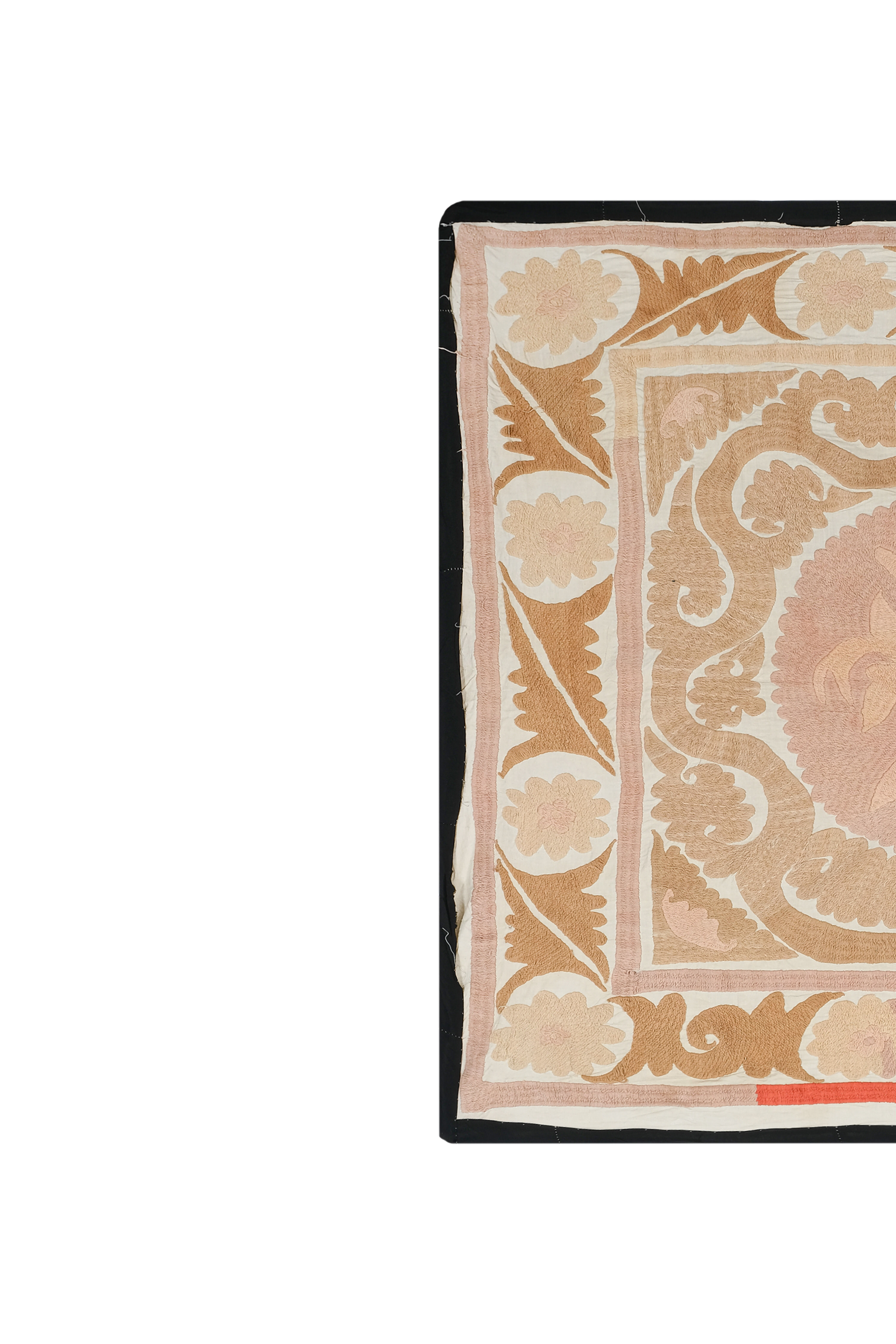 Hand-knotted rug Turkish vintage 106x121 cm