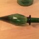 Bottle Empoli Italian glass green 58 cm