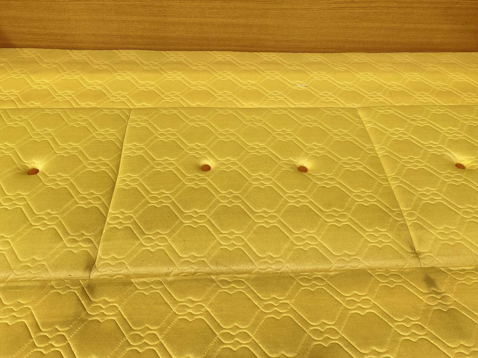 Canapé pliant rembourré du milieu du siècle, années 1970, Europe centrale