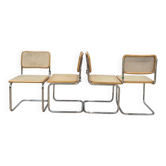 Set of 4 B32 chairs by Marcel Breuer