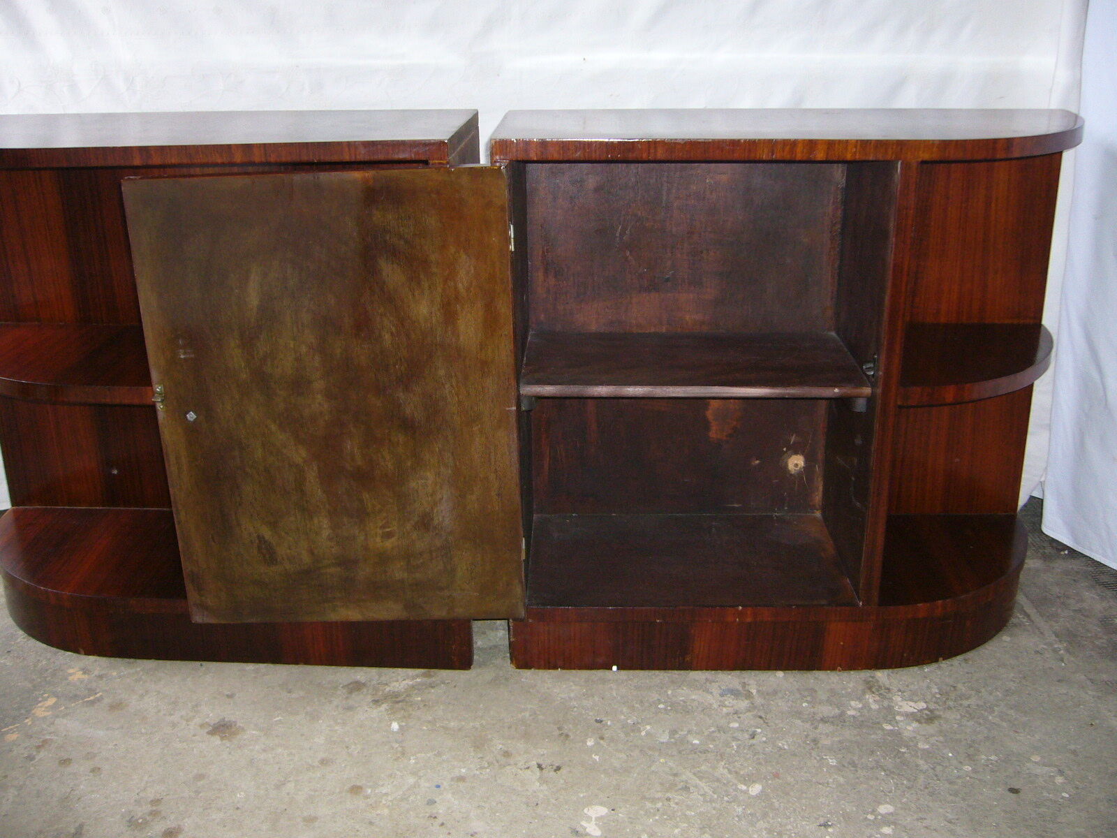 Paiir of art deco extra furniture, sofa ends