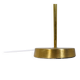 Modern mid-century brass floor lamp ASEA with round cotton shade, Sweden, 1960s