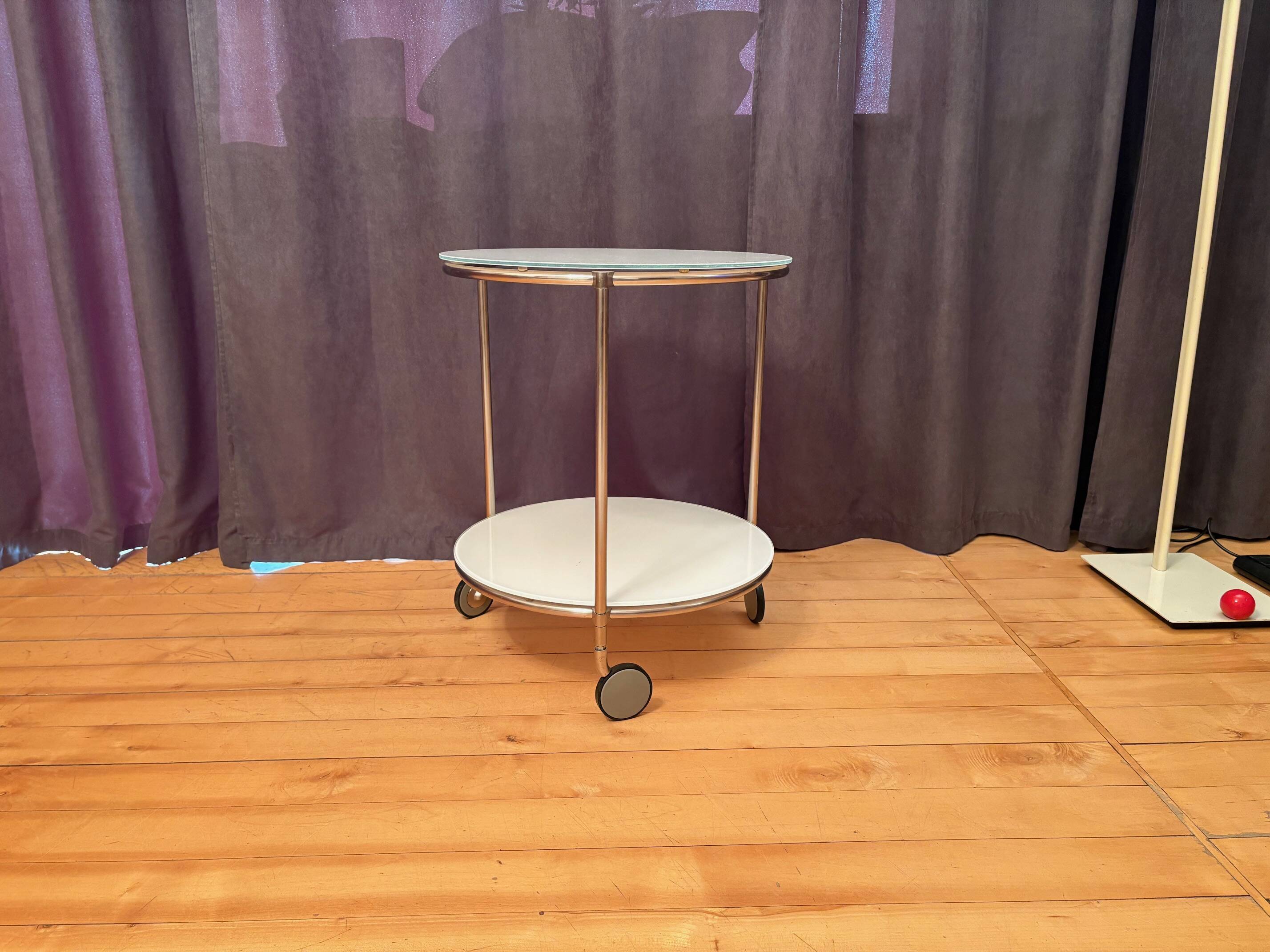 Mobile side table designed by Ehlen Johansson, Ikea, Sweden, 1970s