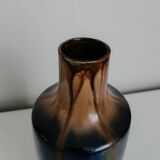 Vase en céramique vintage bleu