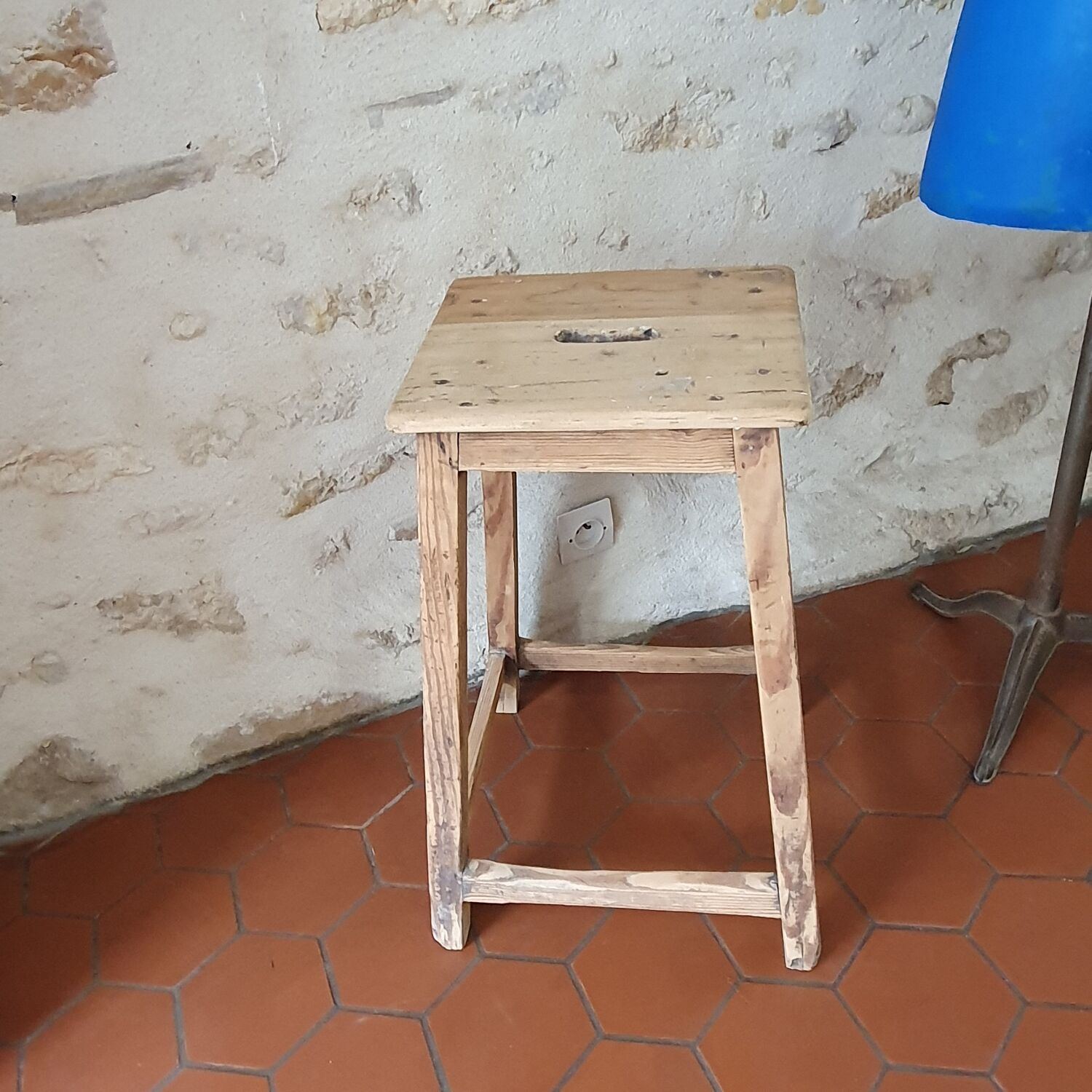Vintage workshop stool