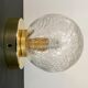 Wall lamp vintage glass globe