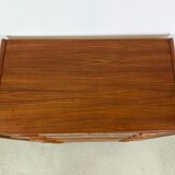 Danish teak chest of drawers tallboy midcentury 1960s