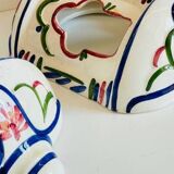 2 Vintage ceramic wall lights