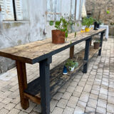 Old workbench 3m30 all in wood