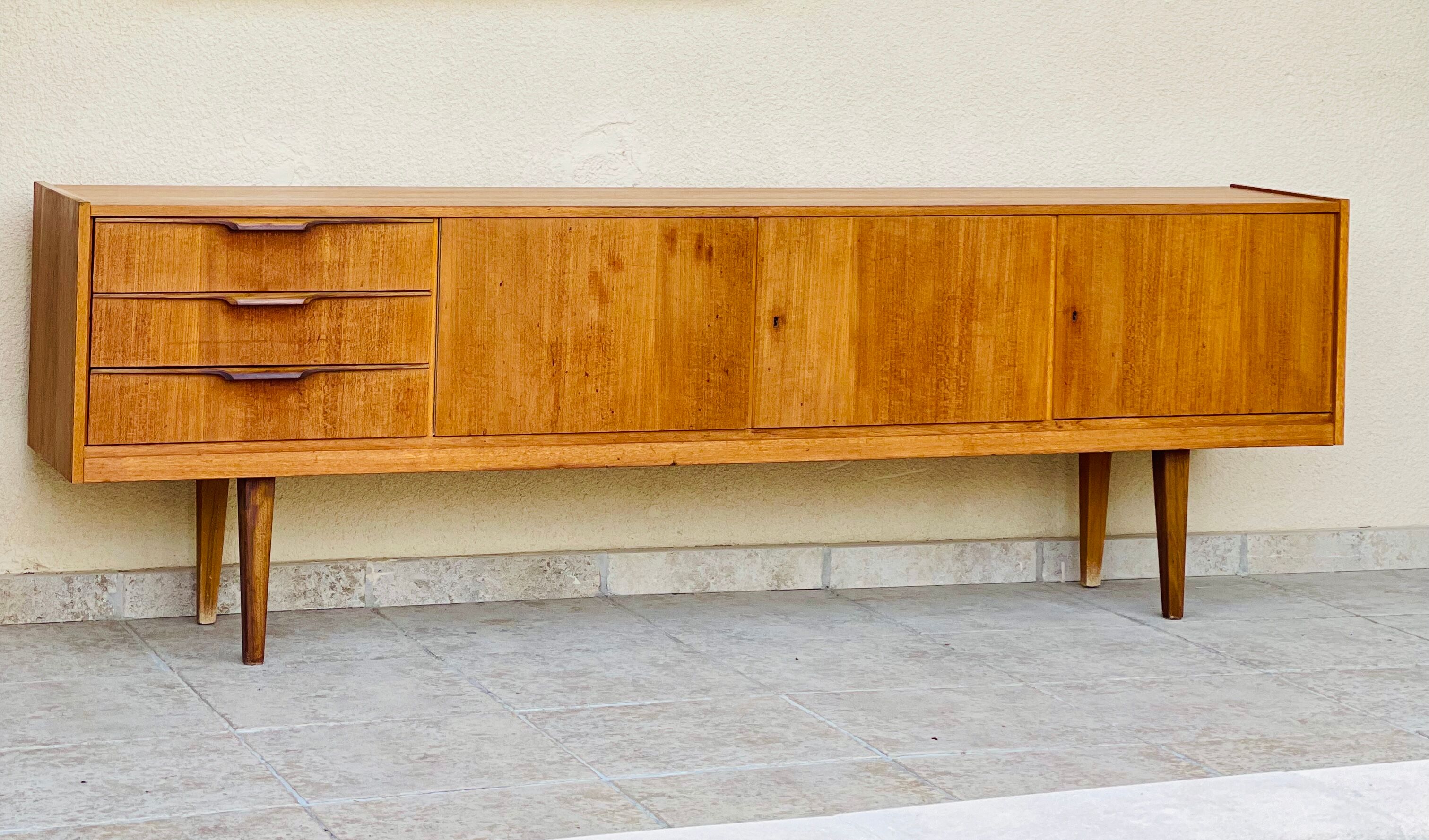 Scandinavian teak row