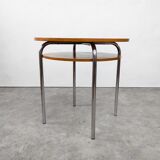 Table Bauhaus en tube d'acier par Petr Vichr