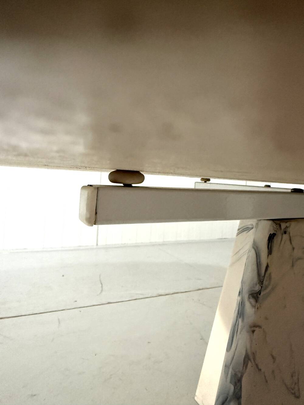 Artificial marble coffee table side table 1980’s