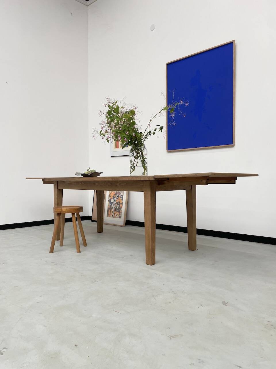 Oak farmhouse table 270 cm with extensions