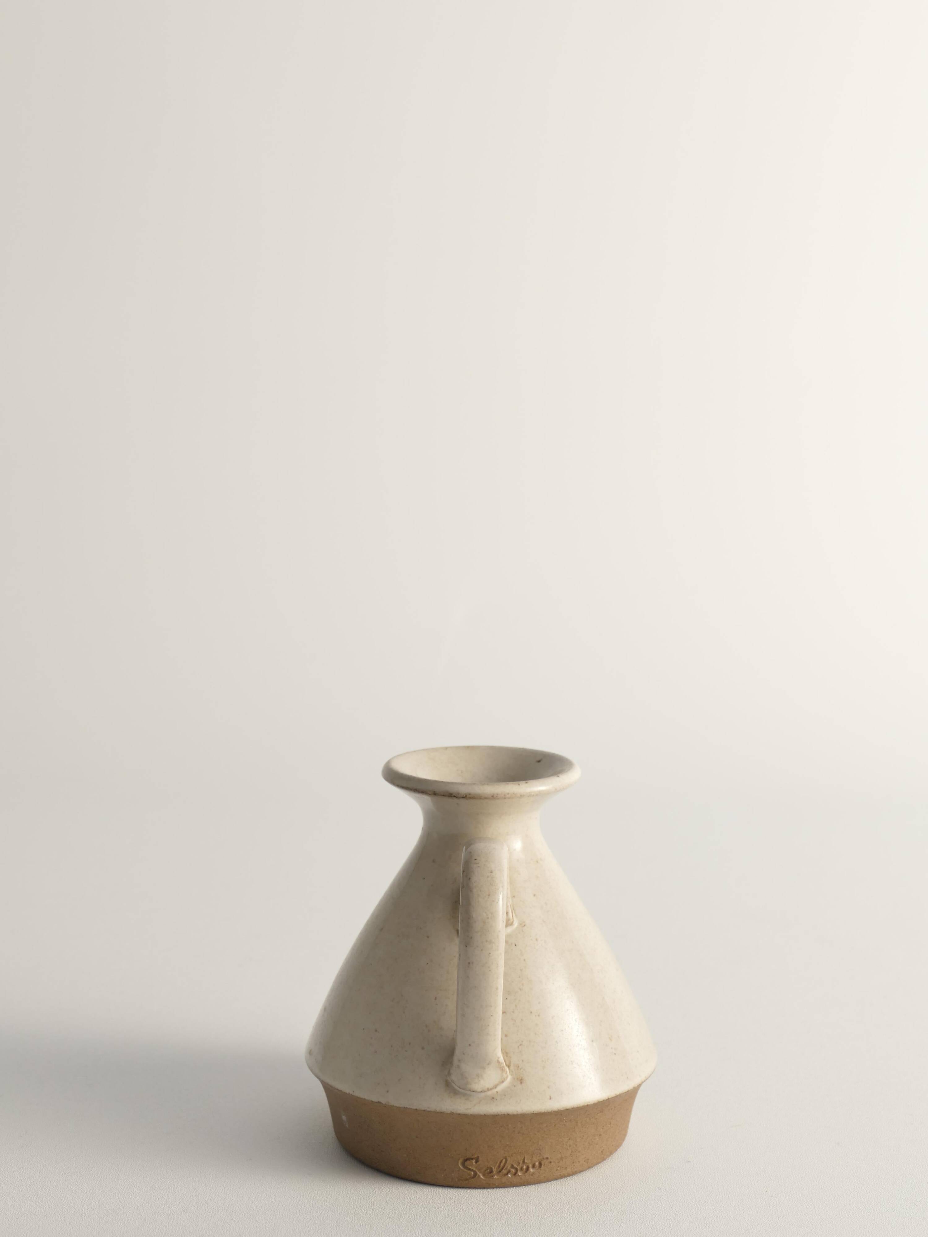 Scandinavian Modern Stoneware Vase by Aage Rasmus Selsbo, Selsbo Keramik, 1960s