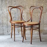 Kohn bistro chair No. 55 circa 1910, not Thonet.
