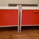 Set of 2 storage elements by E. Fermigier mobilier de France publisher 1970