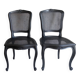 Pair of cane chairs