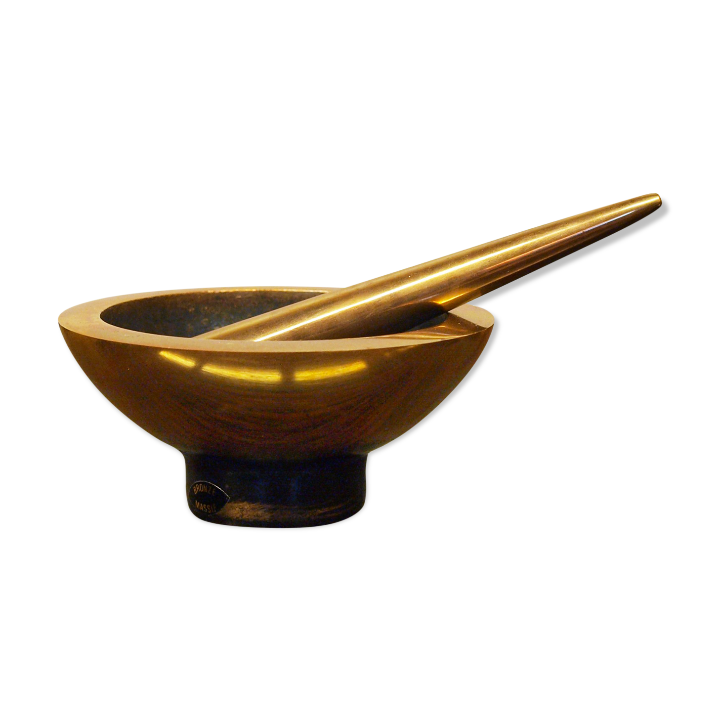 Jacques Lauterbach's bronze pestle ashtray, 1960s
