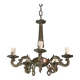Fascinating Vintage Brass chandelier, 1960s