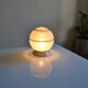Art deco frosted glass ball table lamp