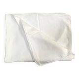 Grande nappe blanche en metis 215 x 155 cm