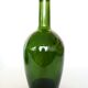 Trio de soliflores en verre vert