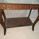Mirrored side table