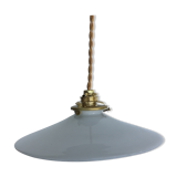 White opaline hanging lamp