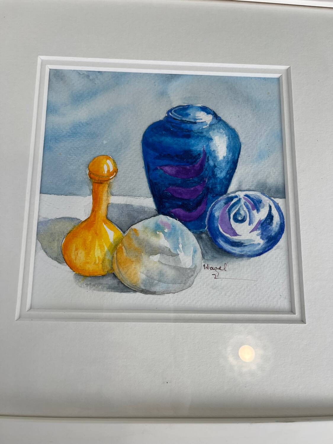 Framed still life