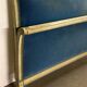 Directoire style bed in patinated beech, 20th century