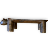 Repose pied tablette africaine en bois