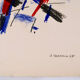 Lithography by Jacques Germain, France 1968