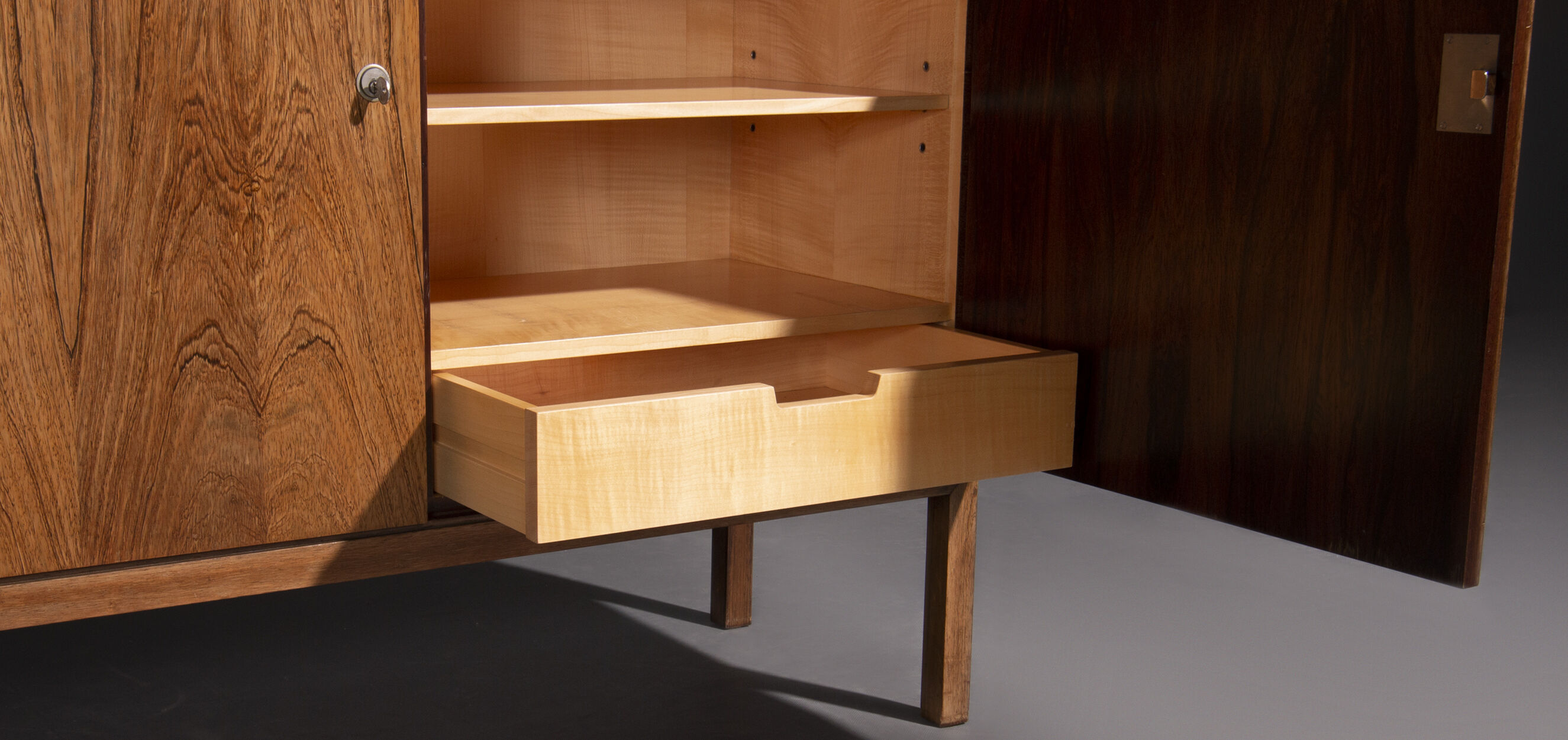 Rosewood sideboard produced in Germany