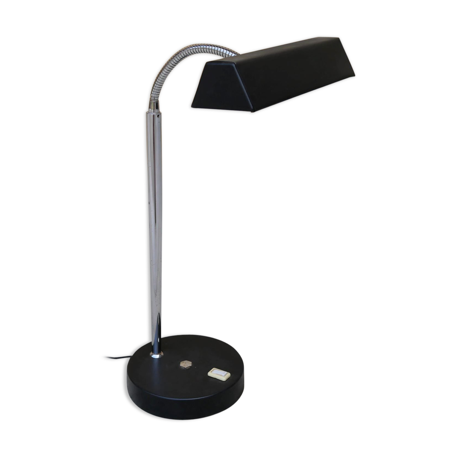 Black vintage desk lamp