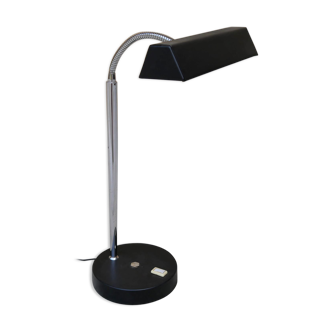 Lampe de bureau vintage noire