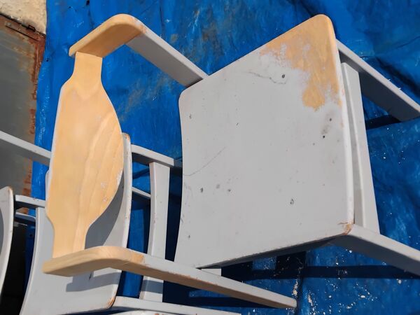 6 chaise vintage design scandinave