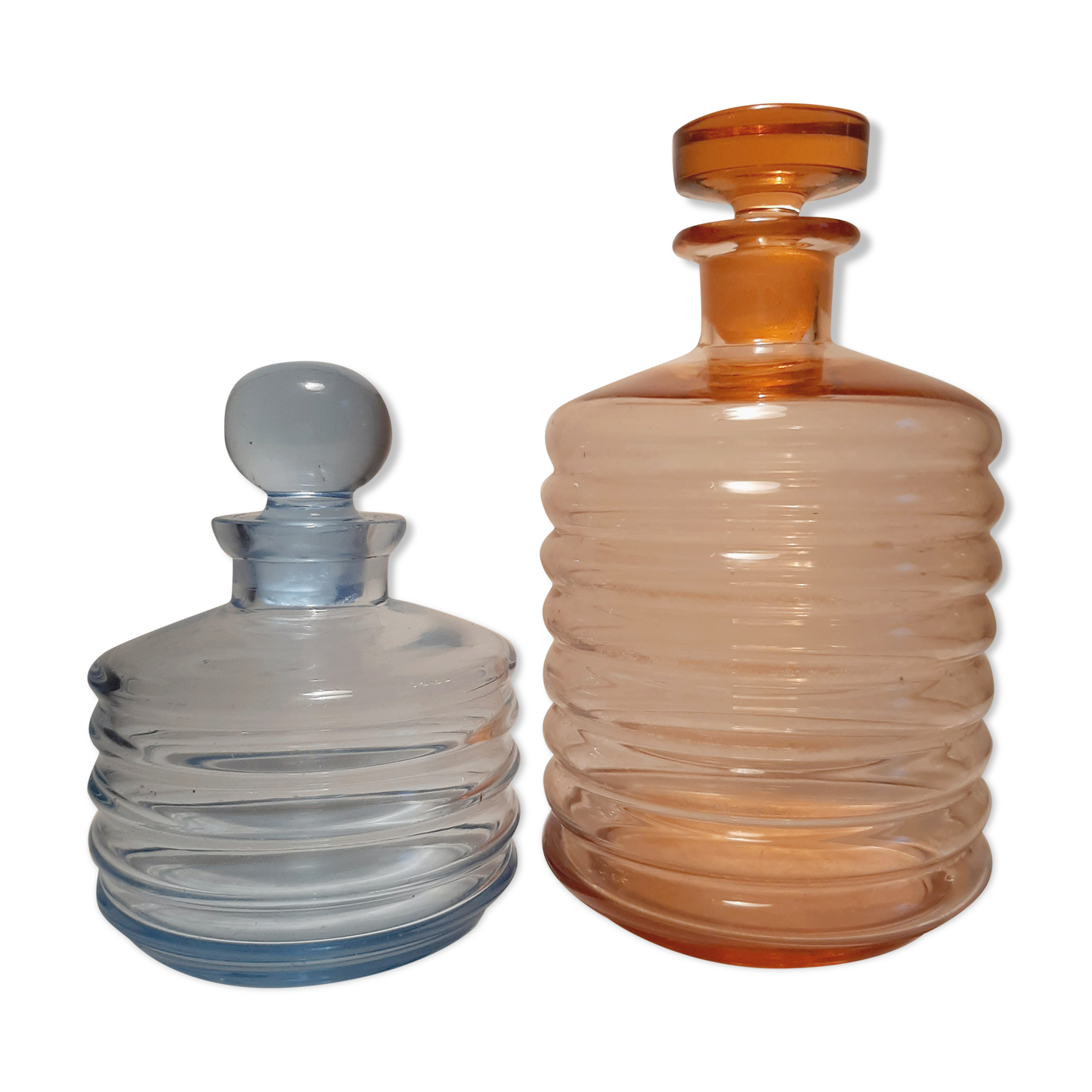 Set of vintage bottles