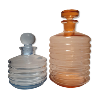 Set of vintage bottles