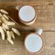 Duo of Vallauris stoneware mugs
