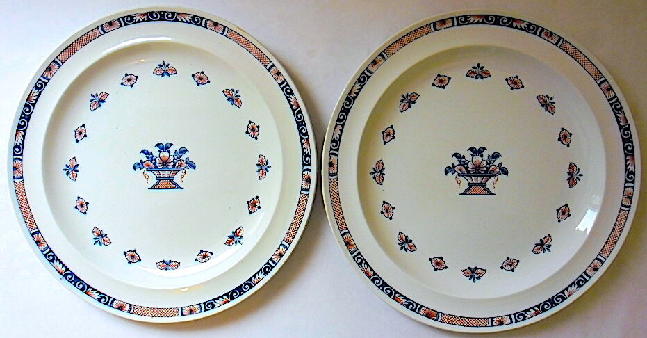 12 earthenware plates in the manufacture of Wedgwood