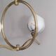 brass chandelier in the shape of a perch from the 50s/60s