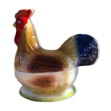 Chicken terrine - French rooster signed by Michel Caugant