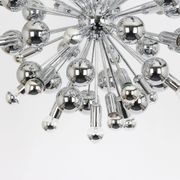 Grand Sputnik chrome chandelier in space style by Cosack, Germany, 1970s.