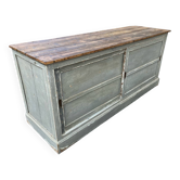 Ancien meuble de metier à porte coulissante