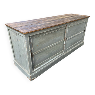 Old trade furniture with sliding door