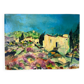 Paysage du Sud signé Louis Mahé 79