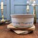 Sologne porcelain salad bowl with Camargue bird decoration, vintage, 23 cm.