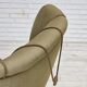 1960s, Danish highback armchair, original green furniture wool.