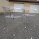Pair of Tulipano armchairs in transparent plexiglass design Giovannoni